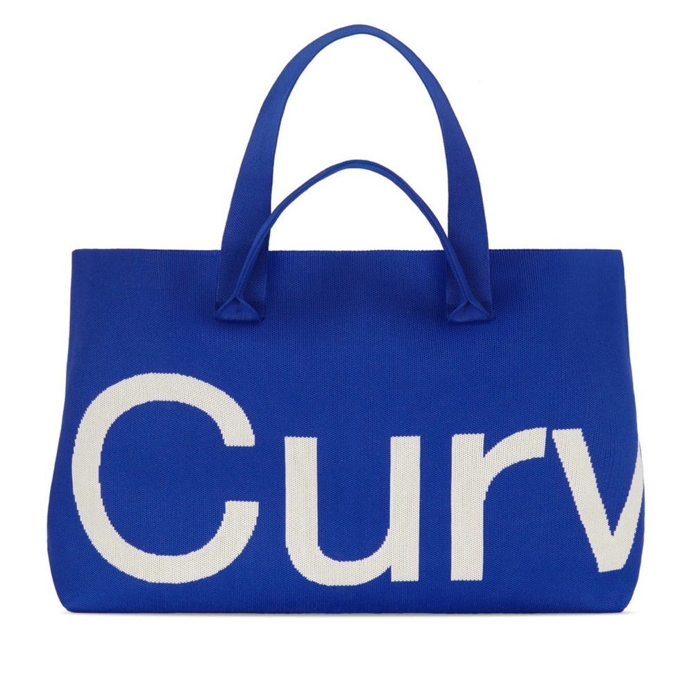 Elegant Blue Canvas Tote